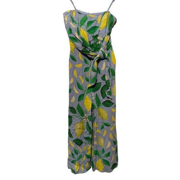 Anthropologie maeve Lemon Grove Strapless Jumpsuit 2 - Picture 2 of 12